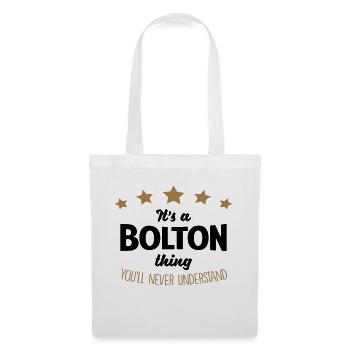 It's a bolton name thing stars never unde - Tote Bag - white - Front