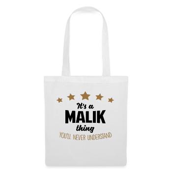 It's a malik name thing stars never under - Tote Bag - white - Front