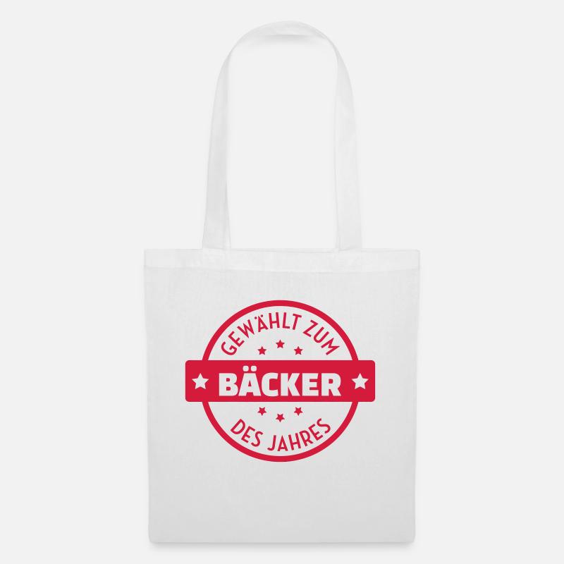 Bäcker / Bäckerei / Bäckerin / Brot - Stoffbeutel - Weiß