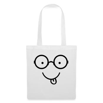 smileface_002 - Stoffbeutel - Weiß - Vorne