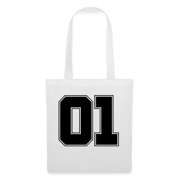01 design - Stoffbeutel - Weiß - Vorne