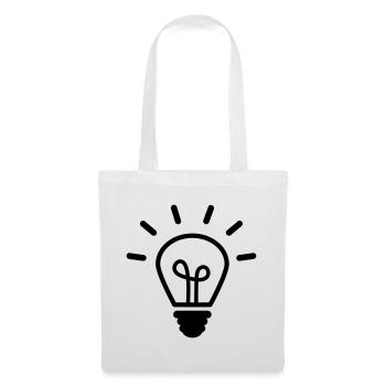 ampoule - Sac en tissu - blanc - Devant