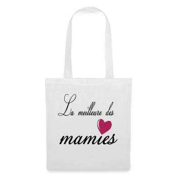 la meilleure des mamies - Sac en tissu - blanc - Devant