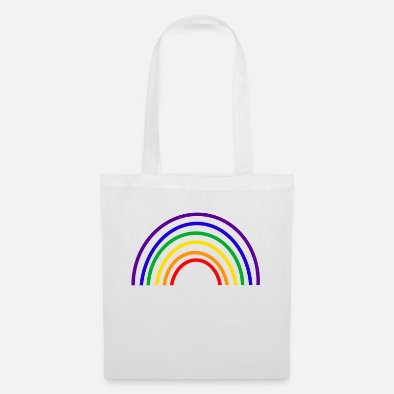 RAINBOW LOVE - Stoffbeutel - Weiß