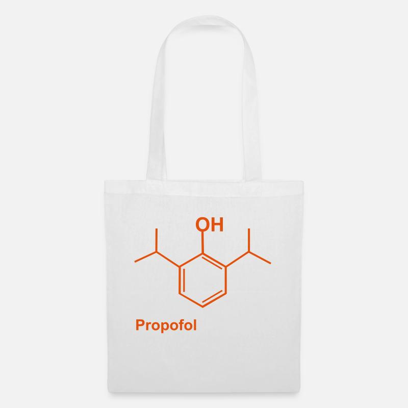 Propofol orange - Stoffbeutel - Weiß