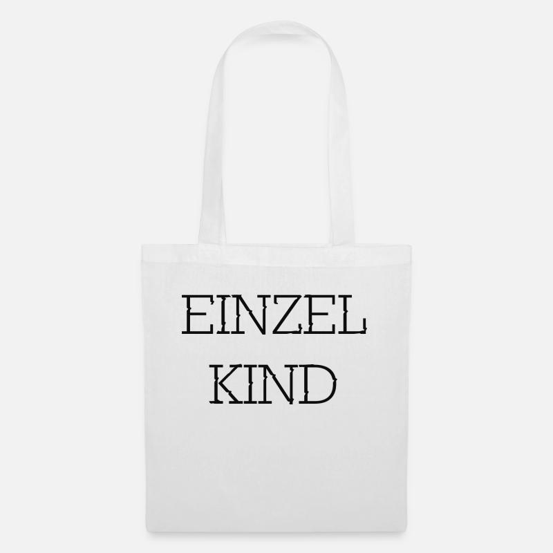 Einzelkind - Stoffbeutel - Weiß
