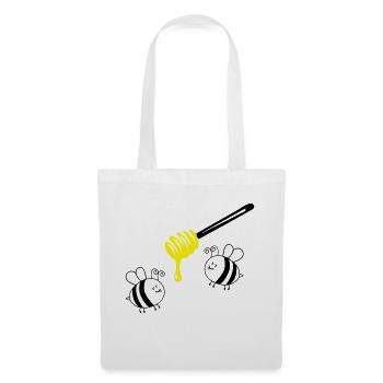 honey bees 2 - Stoffbeutel - Weiß - Vorne
