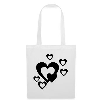 Hearts - Tote Bag - white - Front