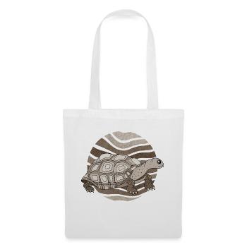 Tortue - Sac en tissu - blanc - Devant