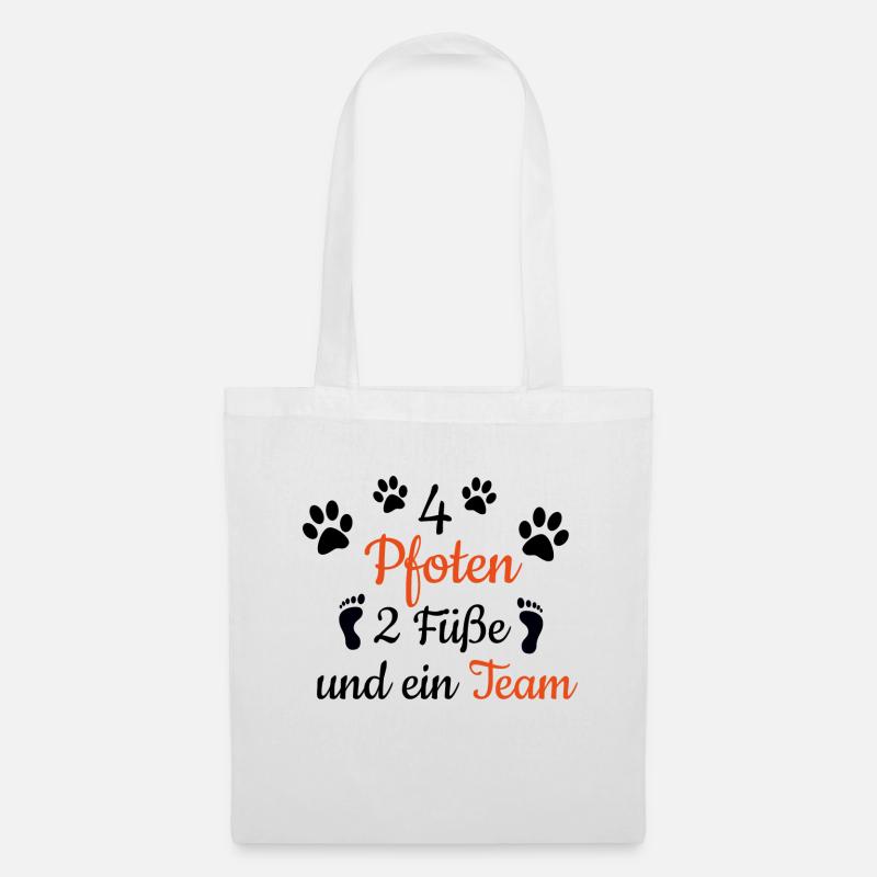 Hundebesitzer Hunde Lustiger Spruch Geschenkidee - Stoffbeutel - Weiß