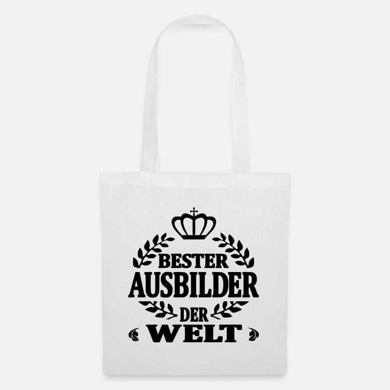 Bester ausbilder der welt - Stoffbeutel - Weiß