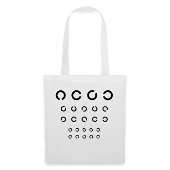 Eye test - circles - Tote Bag - white - Front