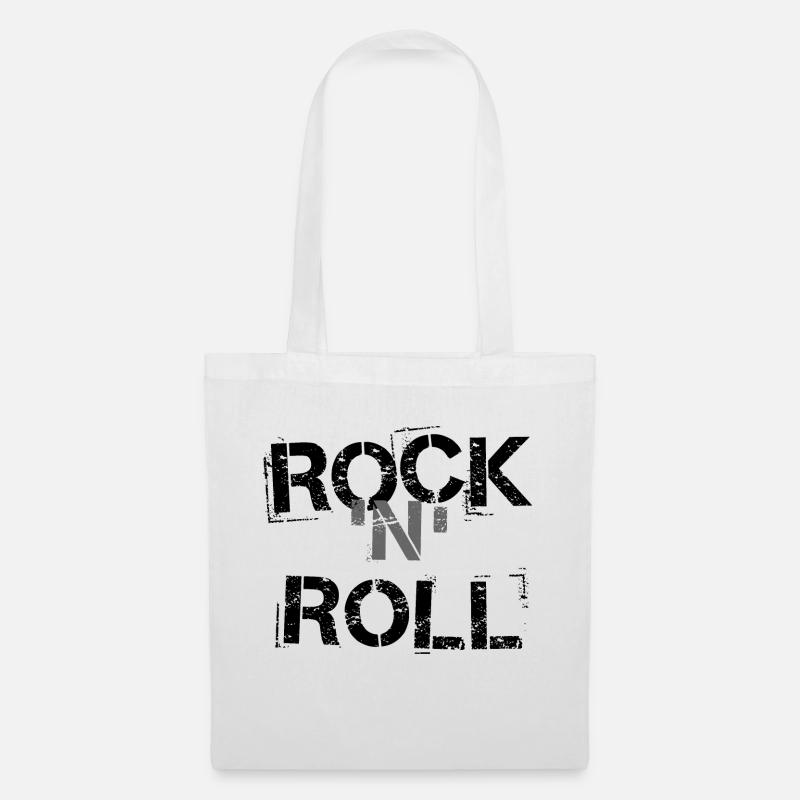 Rock 'n' Roll - Sac en tissu - blanc