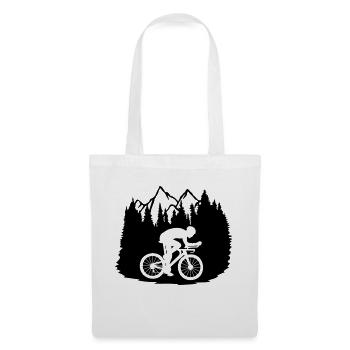 Nature Bicycle Rider - Tote Bag - white - Front