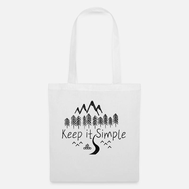 Keep it Simple - Stoffbeutel - Weiß