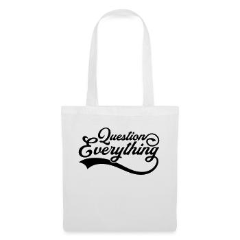Question everything Cool - Tote Bag - white - Front