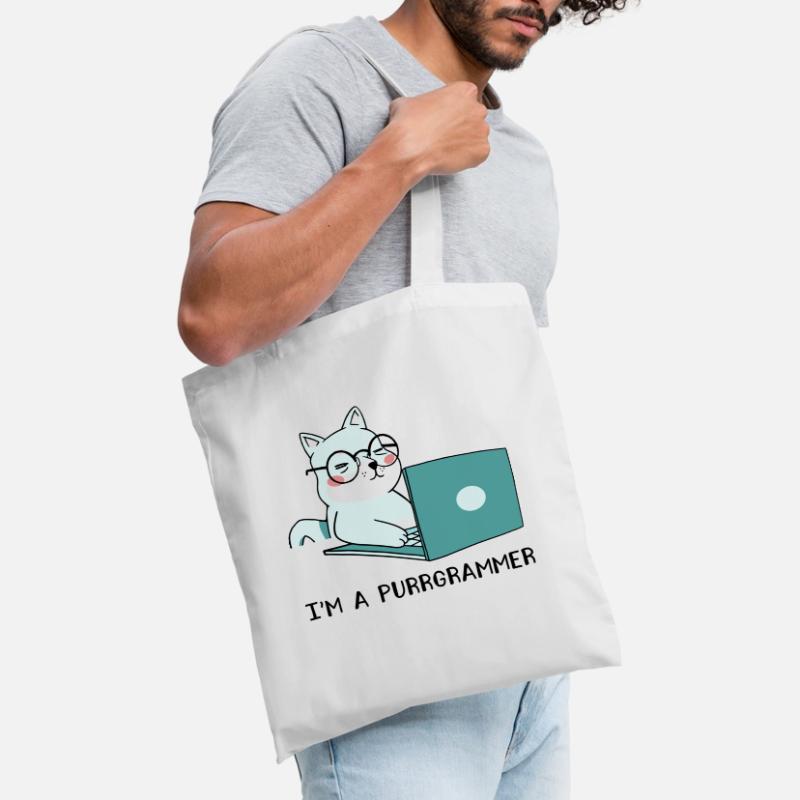 I'm A Purrgrammer Coder Software Developer Compute Stoffbeutel