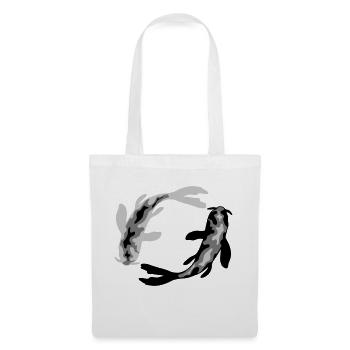 Circle Design 2 Koi - Tote Bag - white - Front