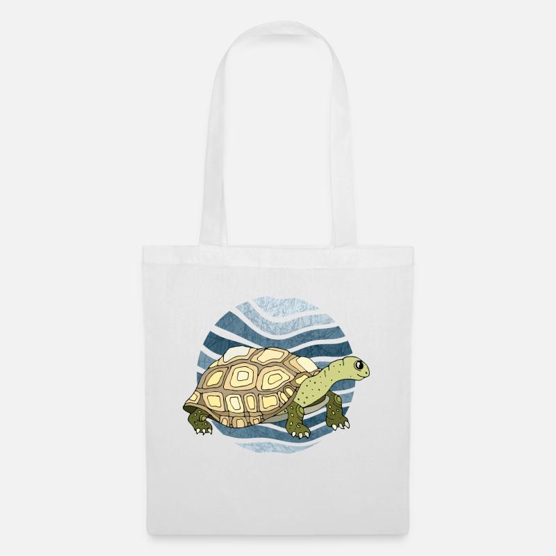 Schildkröte - Stoffbeutel - Weiß