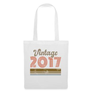 Geburtstag Vintage 2017 Limited Edition - 2017 - Stoffbeutel - Weiß - Vorne
