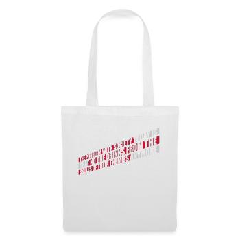 drinks from enemies skulls - Tote Bag - white - Front