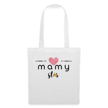 Mamy Stern - Stoffbeutel - Weiß - Vorne