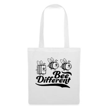 bee different saying quote - Tote Bag - white - Front