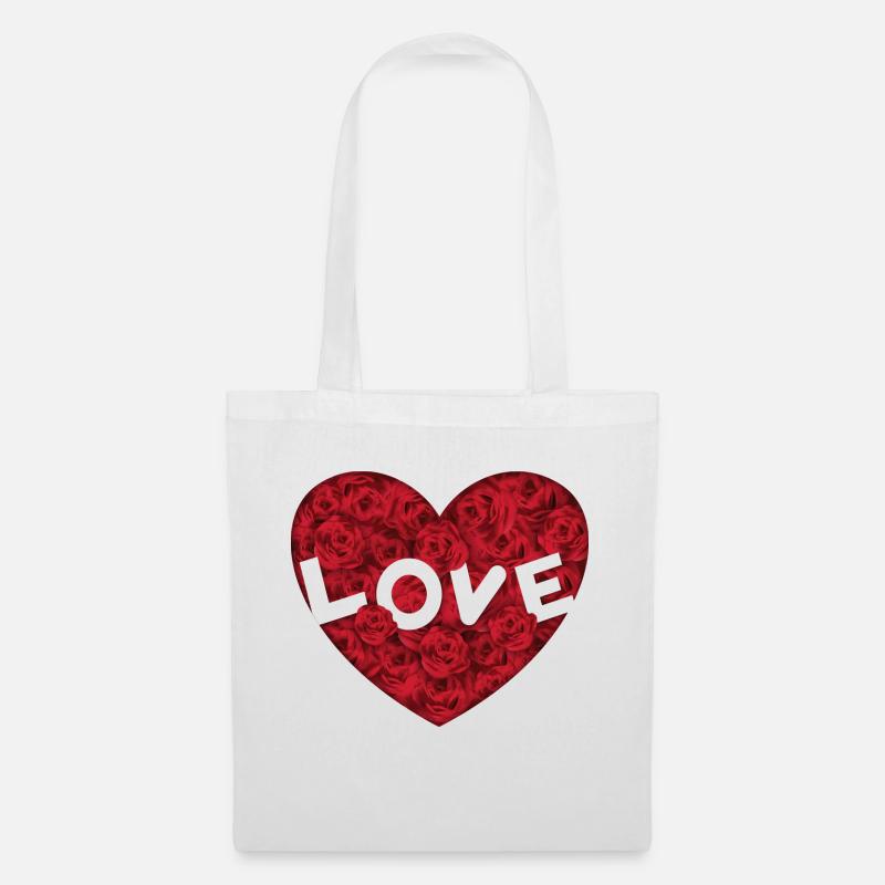 Love - Stoffbeutel - Weiß