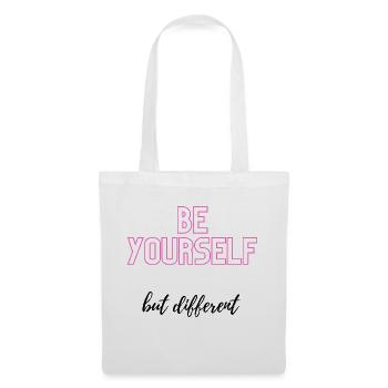 Soyez vous-même mais différent - Sac en tissu - blanc - Devant