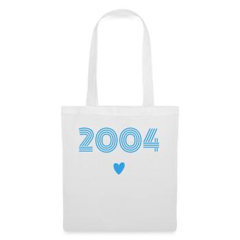 Born in 2004 boy - Tote Bag - white - Front