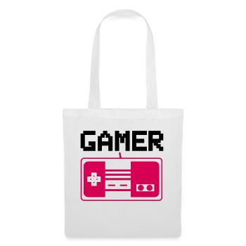 gamer - Stoffbeutel - Weiß - Vorne