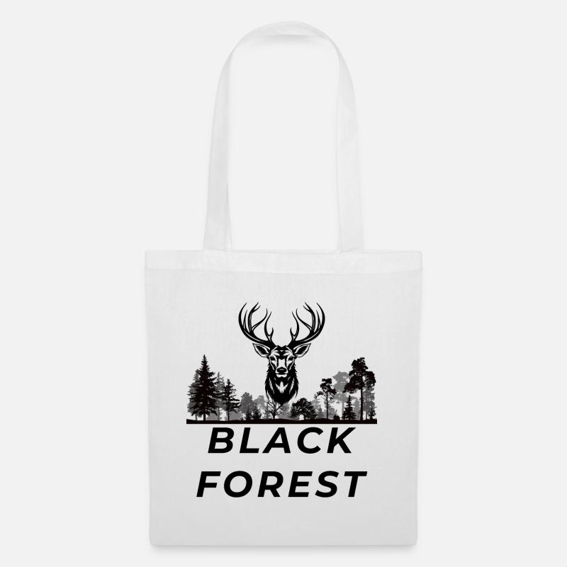 Black Forest - Stoffbeutel - Weiß