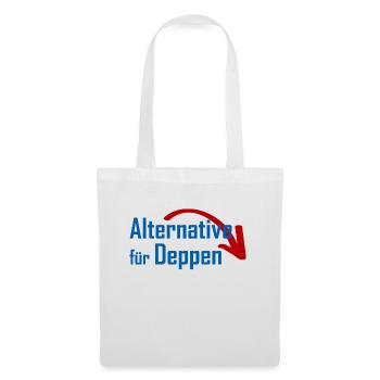 Alternative für Deppen - Stoffbeutel - Weiß - Vorne