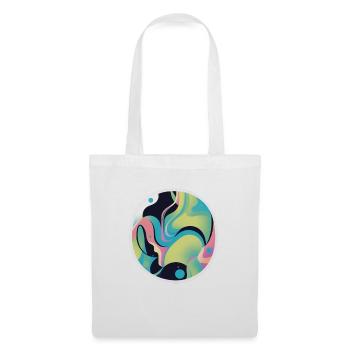 Colorful Waves: A Sea of Colors - Tote Bag - white - Front