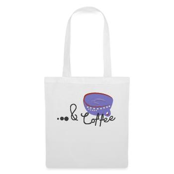 Coffee Mug with Quote - Tote Bag - white - Front