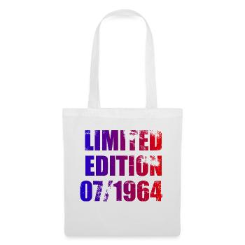 60th Birthday Limited Edition 07/1964 - Tote Bag - white - Front