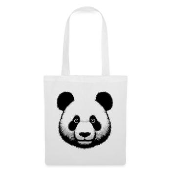 Panda - Sac en tissu - blanc - Devant