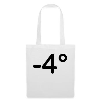 -4° - Stoffbeutel - Weiß - Vorne