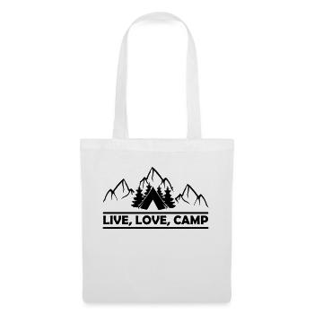 Live Love Camp - Tote Bag - white - Front
