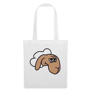 Sheep looks skeptical, critical, suspicious stares - Tote Bag - white - Front