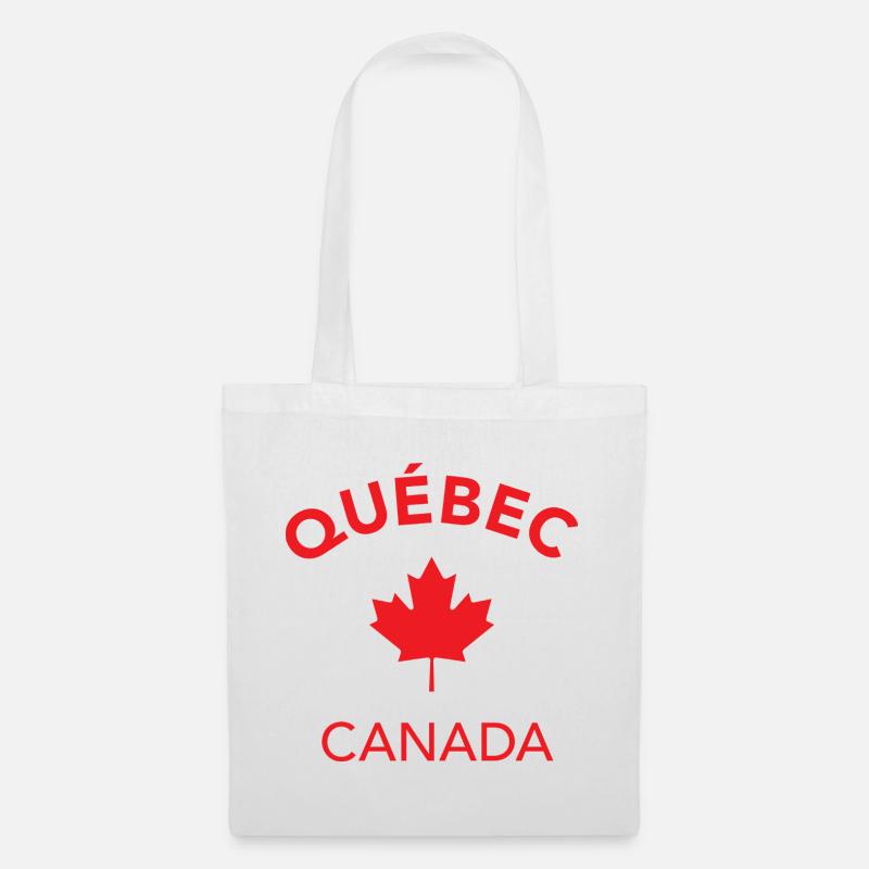 QUÉBEC CANADA - Sac en tissu - blanc