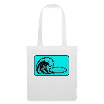 Planche de surf Wave - Sac en tissu - blanc - Devant