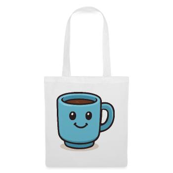 Happy Coffee Mug - Tote Bag - white - Front