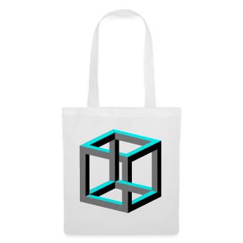 Cube - Tote Bag - white - Front