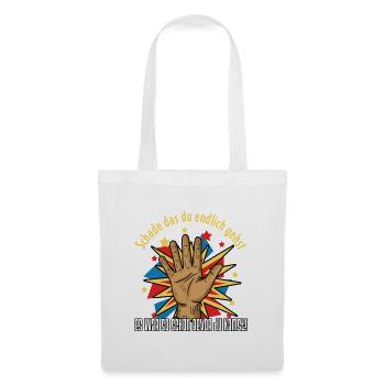 Popart Hand with Explosiveness, Oxymoron - Tote Bag - white - Front