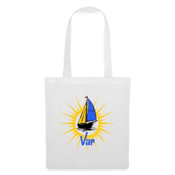 Voilier Soleil Var - Sac en tissu - blanc - Devant