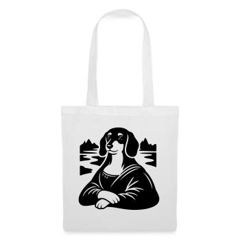 Dachshund Lisa Portrait - Tote Bag - white - Front