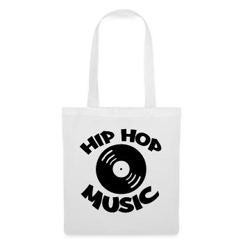 Musique Hip Hop - Sac en tissu - blanc - Devant