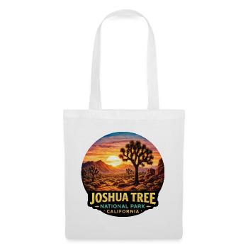 Joshua Tree Nationalpark Landschaft Camping Sonne - Stoffbeutel - Weiß - Vorne