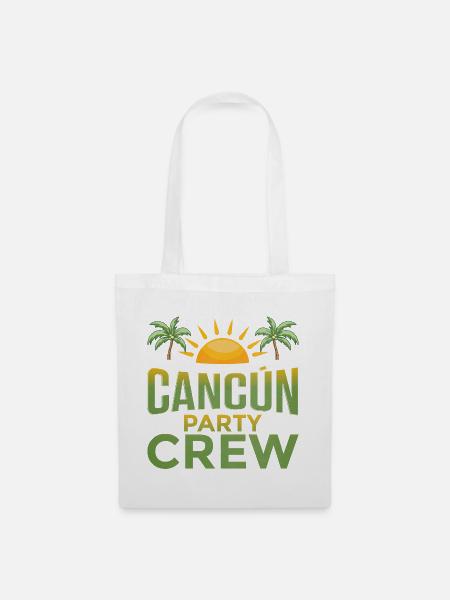 Cancun Party Crew - Stoffbeutel - Weiß